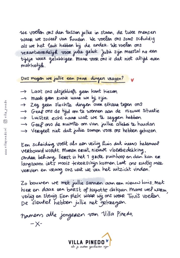 De open brief aan alle gescheiden ouders van Nederland (deel 2)